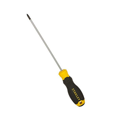 STANLEY STMT60802-8 Cushion Grip Screwdriver Phillips®-PH0x125mm (Yellow and Black)