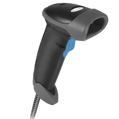 Zebronics, ZEB-BS1H1000 1D Laser Handheld Barcode Scanner Supports USB connectivity and Comes with an inbuilt Buzzer & LED Indicator