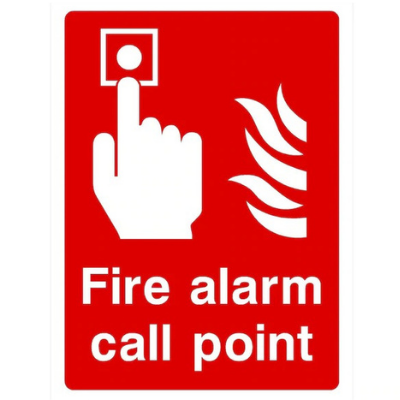Fire Alarm Call Point Safety Sign board