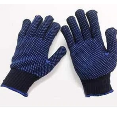 Dotted Cotton Gloves Pack of 10