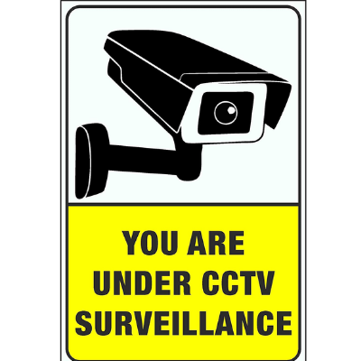 DSATech Safety & Warning Sign Board You are Under CCTV 1 Surveillance