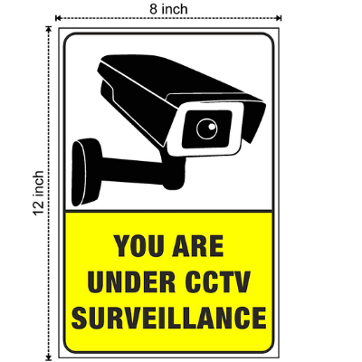 DSATech Safety & Warning Sign Board You are Under CCTV 1 Surveillance