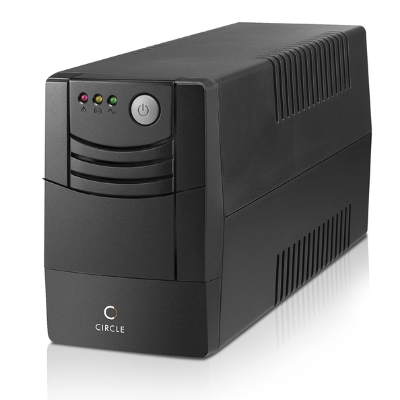 Circle 1KVA UPS with Battery Microprocessor Control Power Backup and Protection